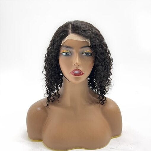 12 Inch 4X4 Water Wavy Side Part Closure Wig – Tedhair MI1604619