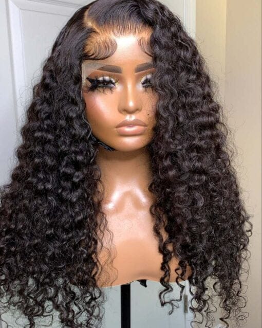 13X4 Lace Front Human Hair Wigs Transparent Lace MI1602487