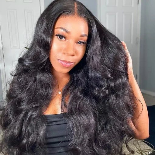 180% Density 6X6 Body Wave Lace Front Wigs Human Hair Wigs MI1604966