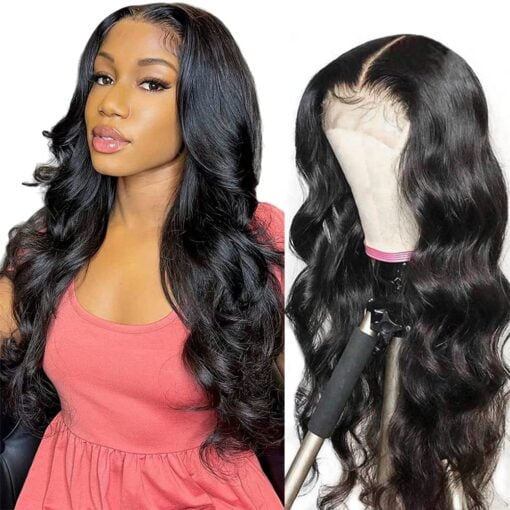 180% High Density Hd Transparent Body Wave Lace Front Wigs MI1610684