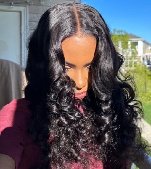 24 Inch Body Wave 5X5 Hd Lace Closure Wig MI1603509