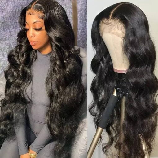 24 Inch Lace Front Wigs Human Hair Wigs For Women Black Women 13X4 Body Wave Glueless Wigs Human Hair Pre Plucked With Baby Hair Lace Frontal Brazilian MI1604420