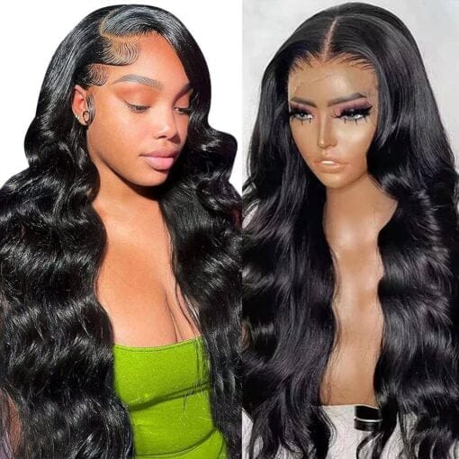 250% Density 13X6 30 Inch Hd Lace Front Wigs Human Hair Body Wave Lace Front Wigs Human Hair Pre Plucked Glueless Frontal Wigs Human Hair For Women Women MI1603883