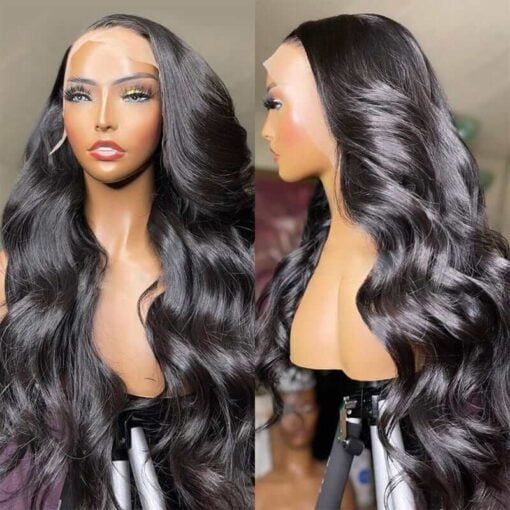 26" 13X6 Lace Frontal Wig 210% Density Body Wave Free Part MI1603828