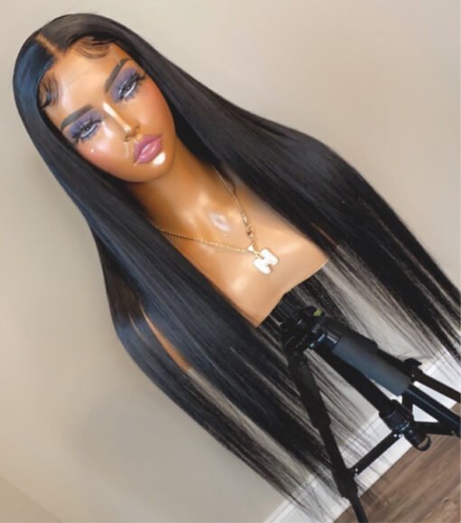 28 Inch Long Middle Part Wig With Babyhair – Crowned MI1605269