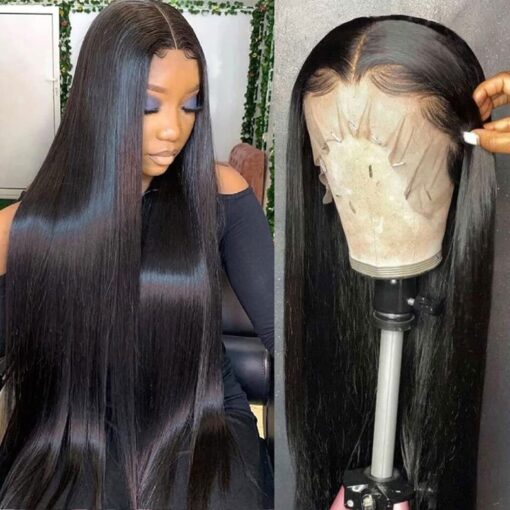 28 Inch Straight Lace Front Wigs Human Hair 13 4 Hd MI1605282