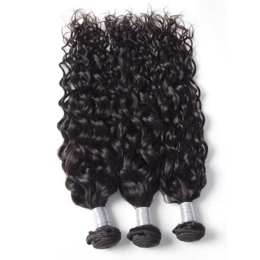 3 Bundles Brazilian Water Wave Wet And Wavy Virgin Human MI1606091