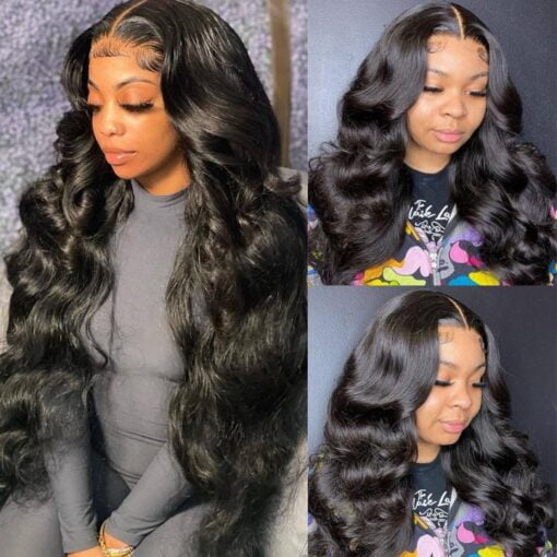 30 Inch Body Wave 136 Hd Transparent Lace Front Wigs 180 MI1603887