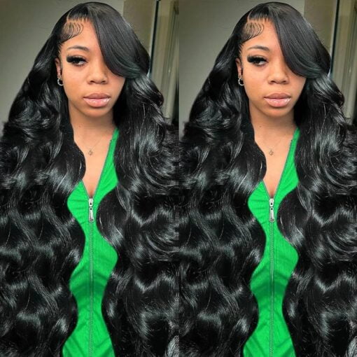 30 Inch Hd Lace Front Wigs Body Wave Frontal Wigs For Women Black Women Glueless 13X4 Hd Lace Front Wigs 150% Density Pre Plucked Bleached Knots Lace Front MI1603886