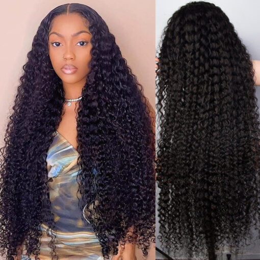 34" Deep Wave Brazilian Virgin Transparent 360 Hd Lace MI1606096