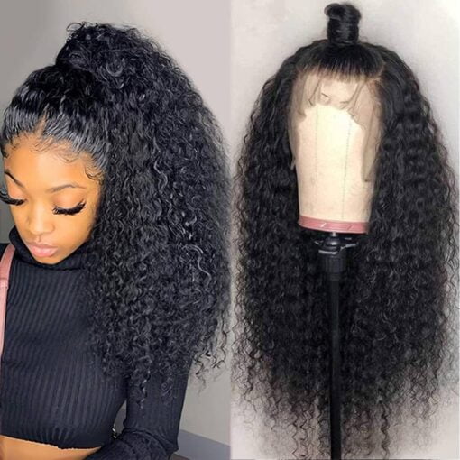 360 Lace Front Wigs Human Hair Deep Wave 360 Hd MI1604334