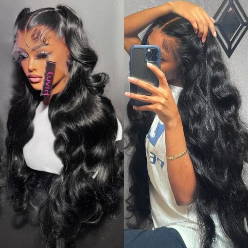 40 Inch Body Wave 13X4 Transparent Lace Front Glueless MI1603835