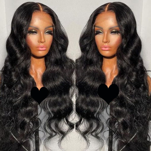 4X4 Closure Human Hair Wig 100 Percent Human Hair Wigs Transparent Lace Frontal Wig Human Hair Lace Frontal 13X6 30 Inch MI1603347