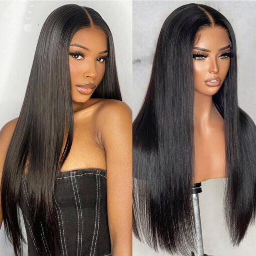 5 4.5 Silk Top Full Lace Wigs Silky Straight Hd Lace Full Lace Human Hair Wig Preplucked Glueless Silk Base Full Lace Human Hair Wigs For Women Women MI1604110