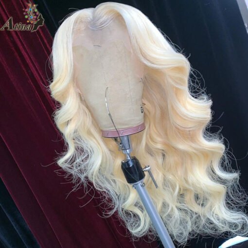 613 Blonde Body Wave Lace Front Human Hair Wigs [Af07 MI1610345