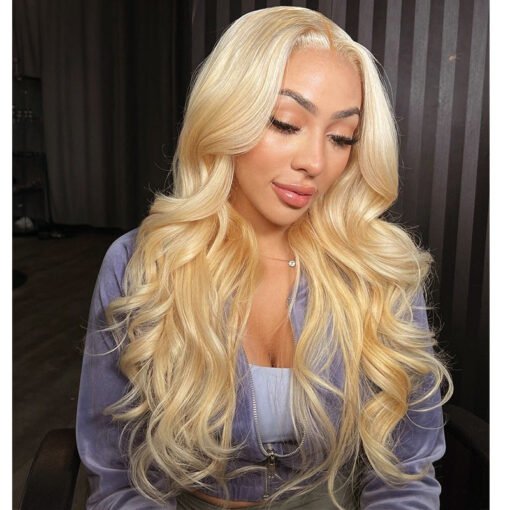 613 Blonde Body Wave Wig 13X4 Lace Front Remy Human Hair Wig MI1605123