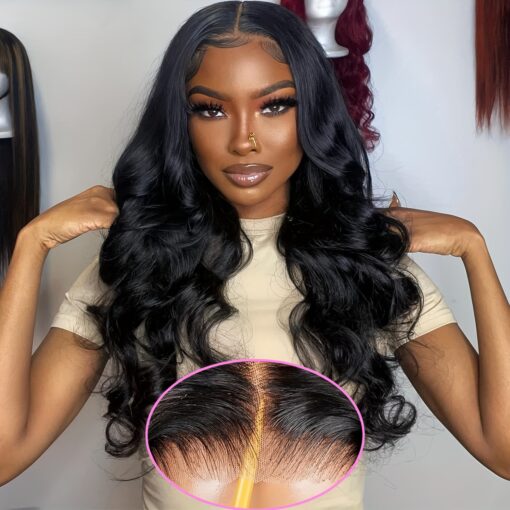 6X4 Glueless Wig Hd Glueless Wigs Human Hair Pre Plucked Pre Cut Hd Lace Closure Wigs Human Hair 180% Density Body Wave Lace Front Wig MI1605918