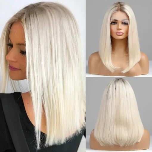 Adriana | Affordable Bob Blonde Human Hair Wig MI1603059