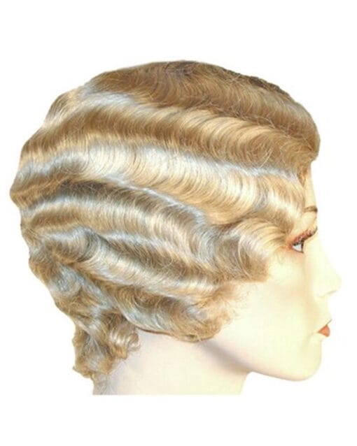 Adult Fingerwave Short Wig Strawberry Blonde MI1611201