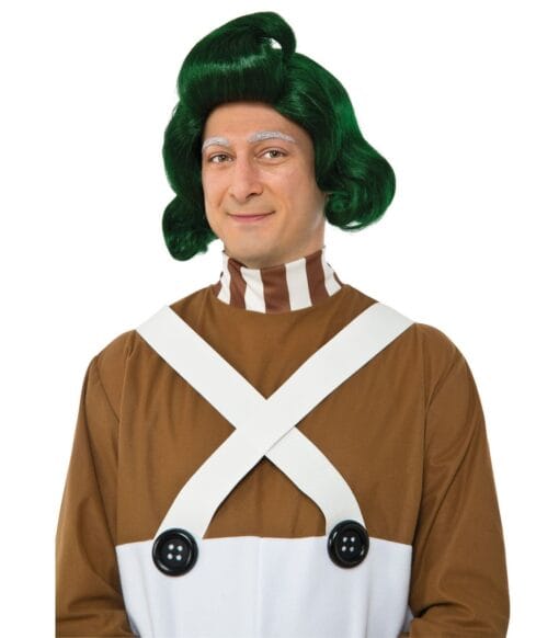 Adult Willy Wonka Chocolate Factory Oompa Loompa Costume Wig MI1611522