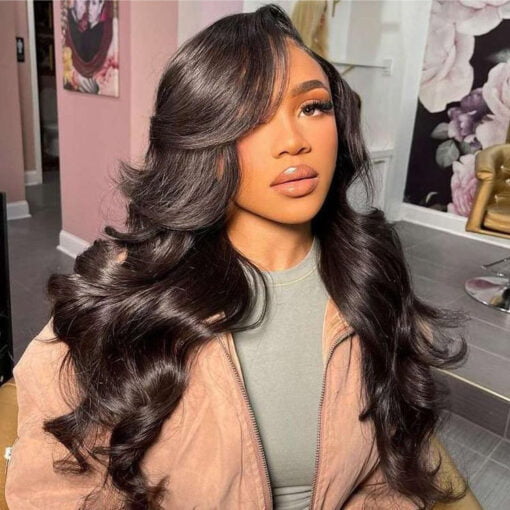 Alipearl 134 Hd Lace Front Wig And 55 Lace Closure Wig Body Wave Human Hair Wigs MI1603600