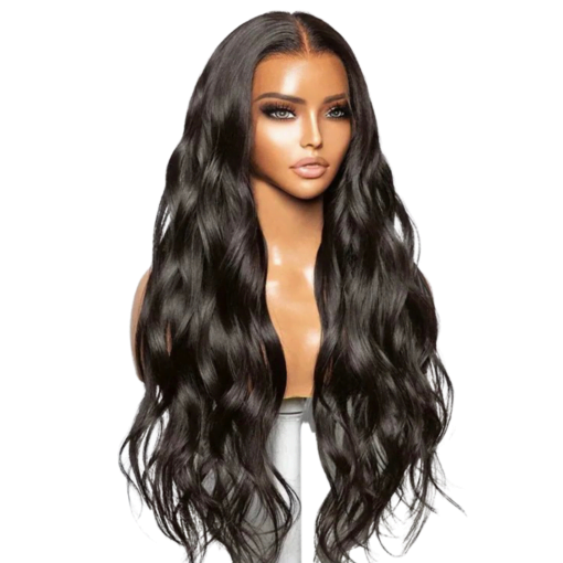 Amanda Black Bodywave Layered Hd Lace Frontal Human Hair Wig MI1604105