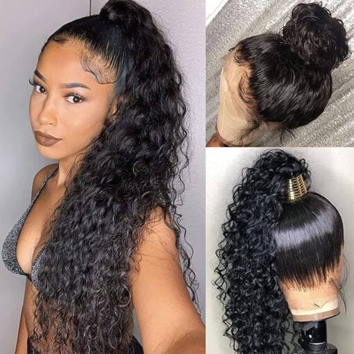 Amazon.Com: Full 360 Lace Front Wigs Human Hair Pre Plucked MI1602138