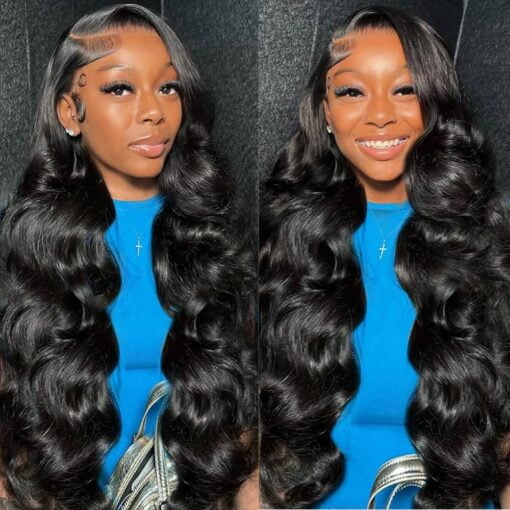 Aosun 26 Inch 5X5 Hd Lace Closure Wigs Human Hair Glueless Body Wave Lace Front Wigs Brazilian Virgin Human Hair Pre Plucked With Baby Hair 180 MI1603830