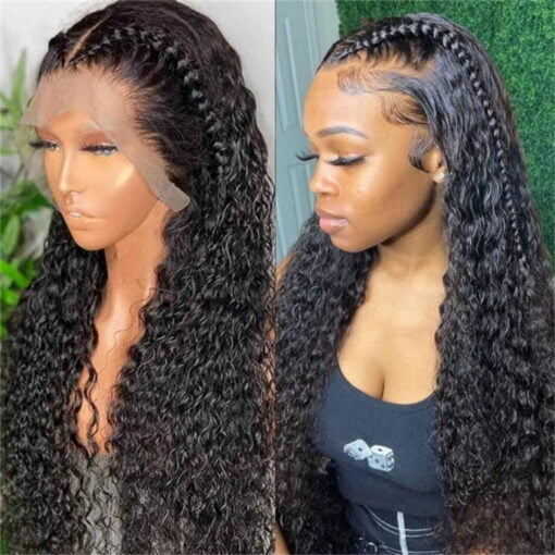 Beauhair Lace Wigs Human Hair Wigs 13×4 Water Wave Hd Front MI1605394