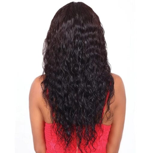 Black Divine Hand Tied Lace Wig Wet N Wave Style Long MI1611935