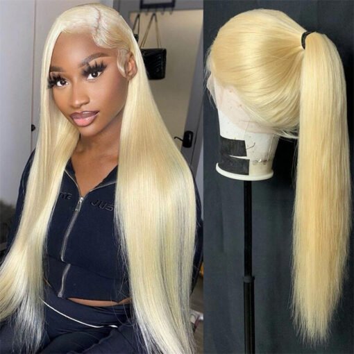 Blonde 360 Lace Frontal Wig 613 Straight MI1610908