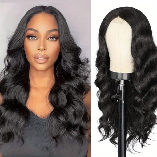 Body Wave 4X4 Lace Closure Wig 180 Density Brazilian Remy MI1603218