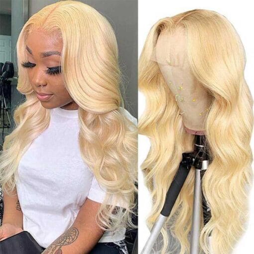 Body Wave 613 Blonde Wig 4X4 Lace Closure Wig 13X4 Lace MI1609059