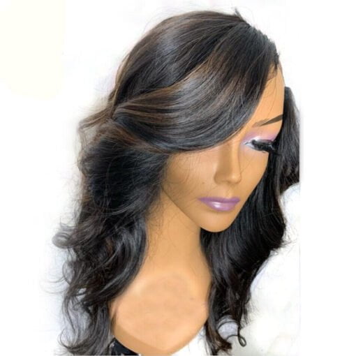 Body Wave U Part Wigs Soft Indian Remy Human Hair Left Side Part Highlight Upart MI1605461