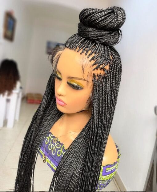 Braided Wig ,Box Braided Wig Lace Wigs Cornrow Wigs Goddess MI1607564