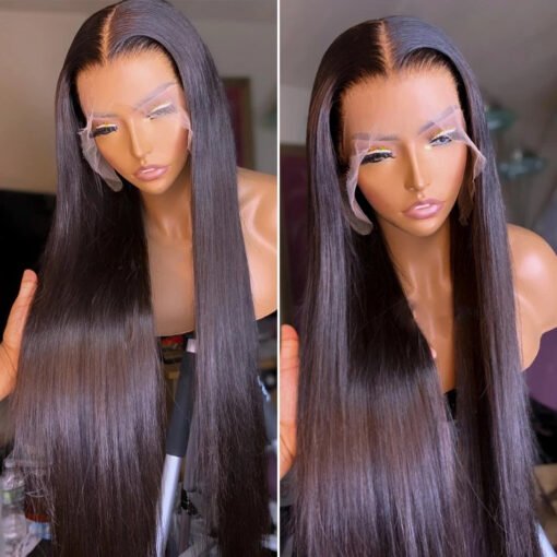 Brazilian 134 Lace Front Wigs 40 Inch Straight Hair 180 210 MI1603081