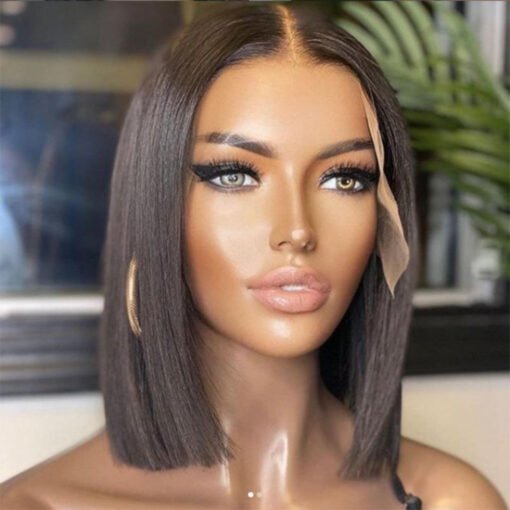 Brazilian Beginner Wig Middle Part Bob – Hair&Wigs MI1603204