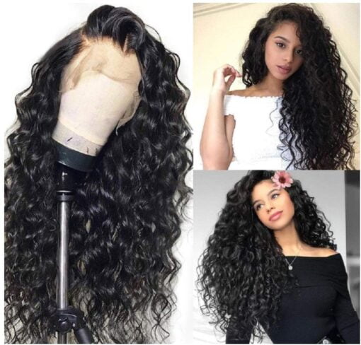 Brazilian Curly Lace Front Human Hair Wig 24″ MI1603631