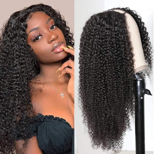 Brazilian Kinky Curly U Part Wig – Baby Dolls Beauty MI1602626