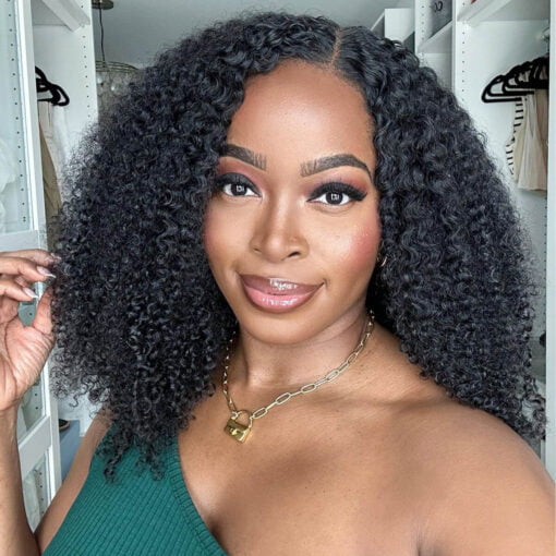 Brazilian Kinky Curly Wig 4X4 Lace Front | Celie Hair MI1604971