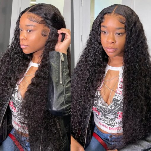 Brazilian Lace Front Wig: Deep Wave, 13X4/6, Transparent MI1604394