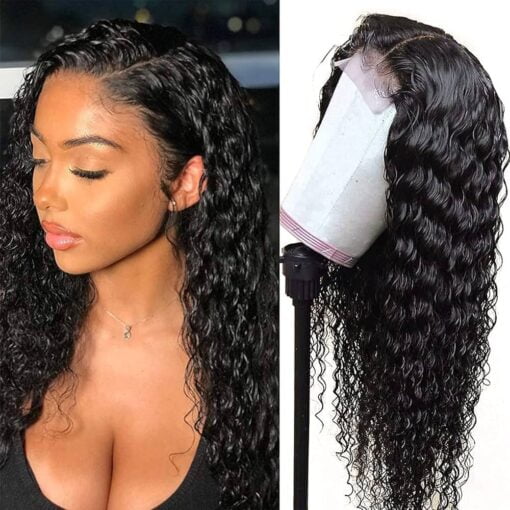 Brazilian Lace Front Wigs Deep Wave 4X4 Lace MI1602901