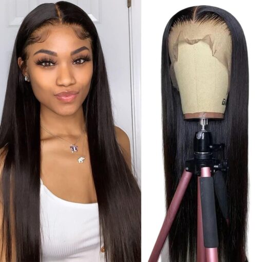 Candeas Straight Lace Front Wigs Human Hair Pre Plucked 24 MI1604425