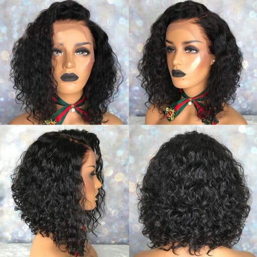 Charlotte Full Lace Wig Water Wave Bob Wig Natural Color MI1608571