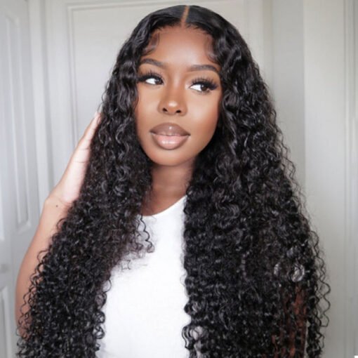 Curly Hair Wig 13X6 Lace Front Wig Human Hair Natural Curly MI1602233