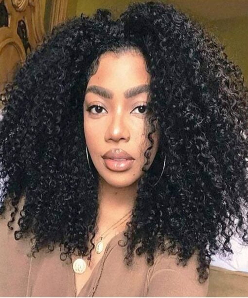 Dolago African American Afro Kinky Curly Full Lace Human MI1604951