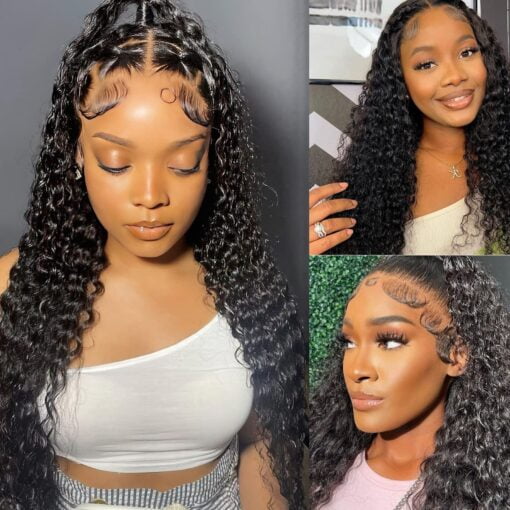 Edwad 13X4 Water Wave Lace Front Wigs Wet And Wavy Lace MI1602763