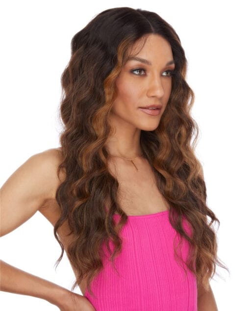 Emani Heat Resistant Lace Front Long Waves By Sepia MI1611878