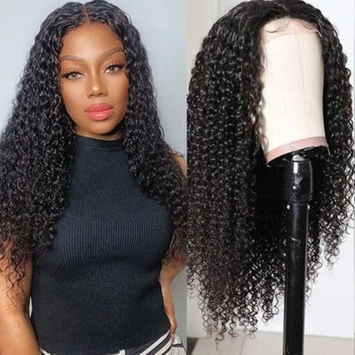 Fleeky Hair 10A Brazilian Kinky Curly 4X4 5X5 6X6 Lace MI1602849