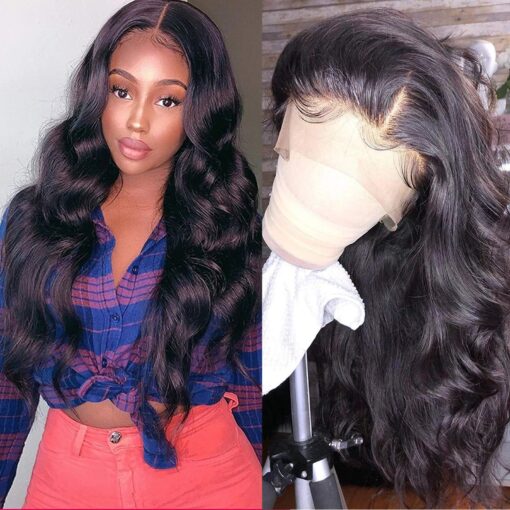 Geeta Human Hair Lace Front Wigs Body Wave 26 Inch 13 4 MI1603834